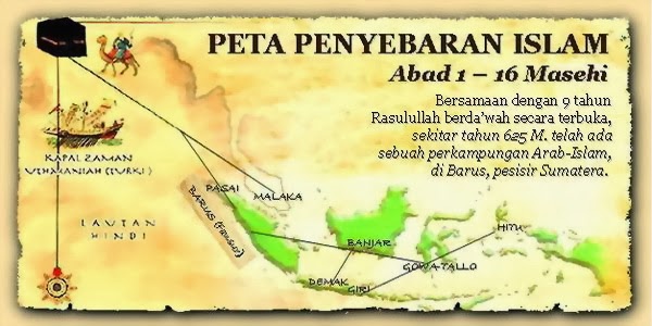 Proses Awal Penyebaran Islam di Indonesia Terlengkap  Pelajaran